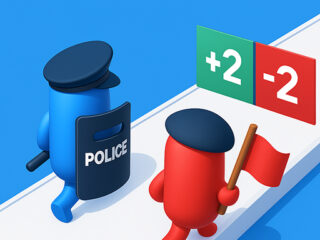 Crazy Revolution Police Runner : Hyper Casual